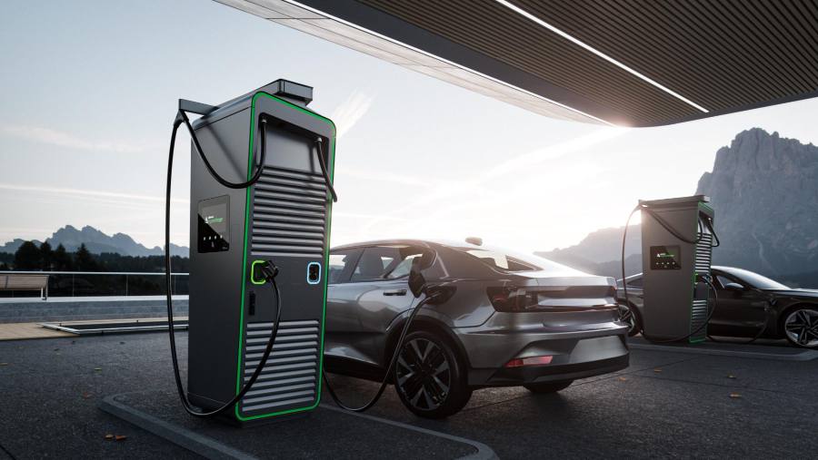 DC fast charging plaza