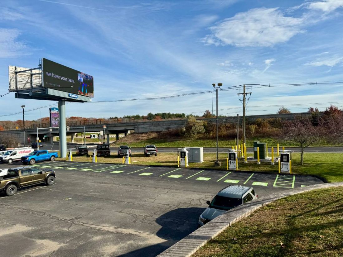 Auto dealership EV charging installation